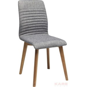 Šedá jídelní židle Kare Design Lara