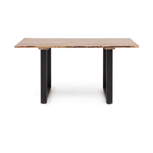 Jídelní stůl s deskou z akáciového dřeva WOOX LIVING Industrial, 160 x 60 cm