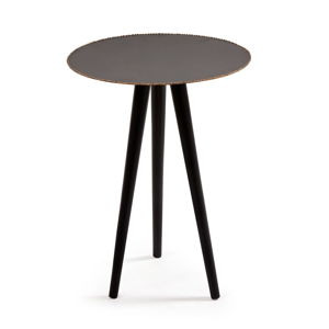 Černý konferenční stolek La Forma Pearson, výška 35,5 cm
