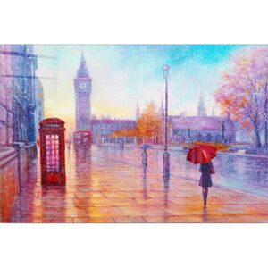 Skleněný obraz 70x50 cm London – Wallity
