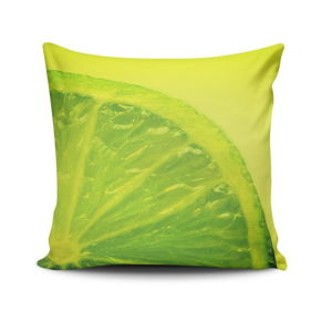 Polštář s příměsí bavlny Cushion Love Verde, 45 x 45 cm