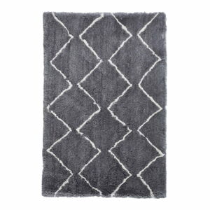 Tmavě šedý koberec Think Rugs Morocco Dark, 150 x 230 cm