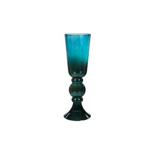 Modrá ručně vyráběná křišťálová váza Santiago Pons Classy, výška 58 cm