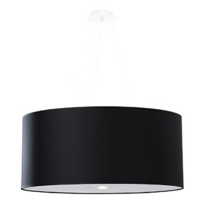 Černé závěsné svítidlo se skleněným stínidlem ø 60 cm Volta - Nice Lamps