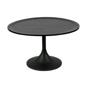 Černý kovový odkládací stolek WOOOD Bowie, ⌀ 70 cm