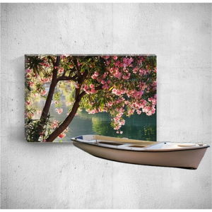 Nástěnný 3D obraz Mosticx Boat On River, 40 x 60 cm