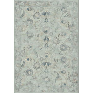 Světle modrý koberec ze směsi viskózy a bavlny Safavieh Serafina Vintage 200 x 279 cm