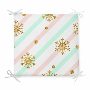 Vánoční podsedák s příměsí bavlny Minimalist Cushion Covers Pastel Xmass, 42 x 42 cm