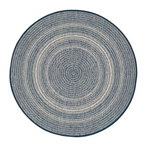Modrý venkovní koberec Universal Silvana Rutto, ⌀ 120 cm