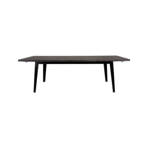 Tmavě šedý jídelní stůl Canett Vito, 74 x 95 cm