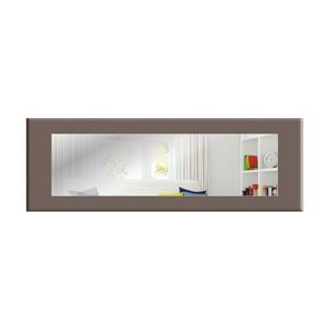 Nástěnné zrcadlo s hnědým rámem Oyo Concept Eve, 120 x 40 cm