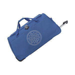 Modrá cestovní taška na kolečkách GERARD PASQUIER Miretto, 61 l