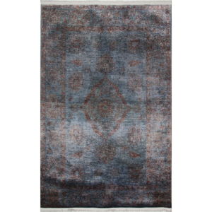 Modrošedý koberec Eco Rugs Diane, 120 x 180 cm