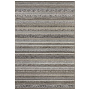 Hnědý koberec vhodný i na ven Elle Decor Bloom Torcy, 80 x 150 cm