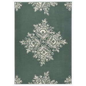 Zelenobílý koberec Hanse Home Gloria Blossom, 120 x 170 cm