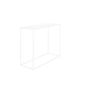 Bílý konzolový kovový stůl Custom Form Tensio, 100 x 35 cm