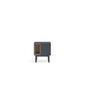 Tmavě šedý noční stolek Corvo - Teulat