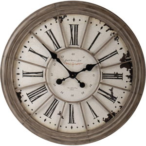 Šedé hodiny Antic Line Pendulum, ⌀ 69 cm