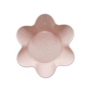 Růžová porcelánová mísa Sagaform Flower, Ø 25 cm