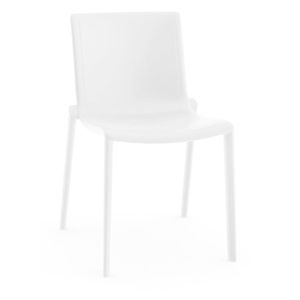 Sada 2 bílých zahradních židlí Resol Kat