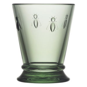 Zelená sklenice La Rochére Abeille, 185 ml