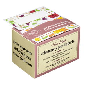 Sada 100 štítků na označení zavařenin Kitchen Craft Home Made Chutney