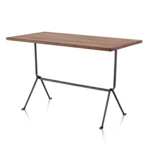 Barový stůl s deskou z ořešákového dřeva Magis Officina, délka 80 cm