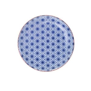 Malý modrý porcelánový talíř Tokyo Design Studio Star, ⌀ 16 cm