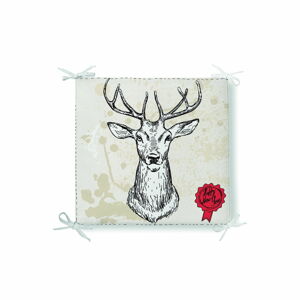 Podsedák s příměsí bavlny Minimalist Cushion Covers Reindeer, 42 x 42 cm
