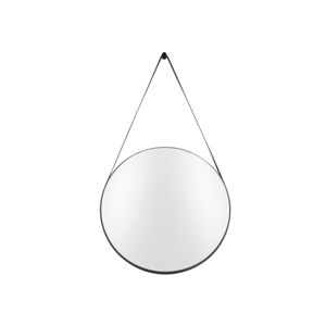 Nástěnné zrcadlo s rámem v černé barvě PT LIVING Balanced, ø 47 cm