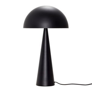 Černá železná stolní lampa Hübsch Guro