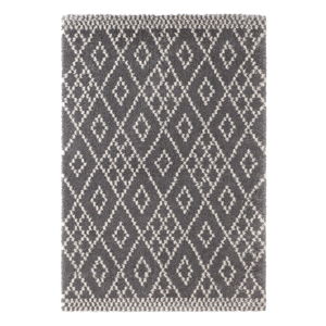 Tmavě šedý koberec Mint Rugs Ornament, 120 x 170 cm