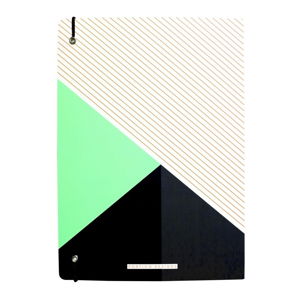 Zápisník A4 Portico Designs Colour Block, 160 stránek