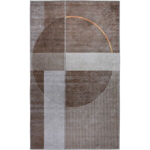 Světle hnědý pratelný koberec 50x80 cm – Vitaus