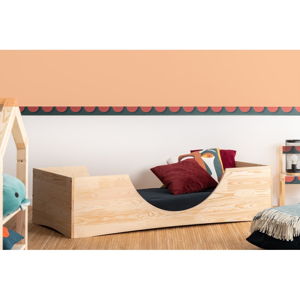 Dětská postel z borovicového dřeva Adeko Pepe Bork, 70 x 160 cm