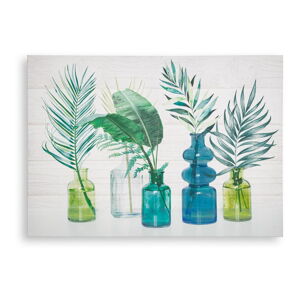 Nástěnný obraz Art for the home Tropical Palm Bottles, 70 x 50 cm