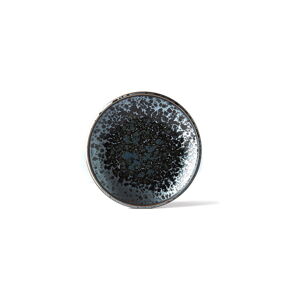 Černý keramický talíř MIJ Black Pearl, ø 20 cm