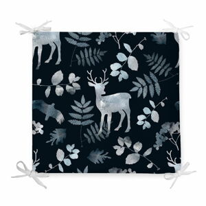 Vánoční podsedák s příměsí bavlny Minimalist Cushion Covers Deer in Forest, 42 x 42 cm