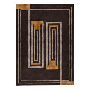 Hnědý ručně tkaný koberec Flair Rugs Moderne Lifestyle, 200 x 290 cm