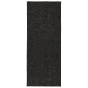 Černý oboustranný koberec vhodný i na ven bougari Miami, 80 x 150 cm