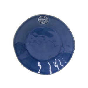 Tmavě modrý kameninový dezertní talíř Costa Nova Nova, ⌀ 21 cm