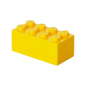 Žlutý úložný box mini LEGO®