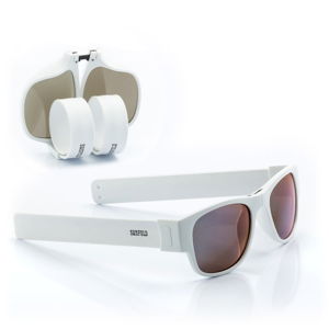 Bílé sluneční srolovatelné brýle InnovaGoods Sunfold ES4