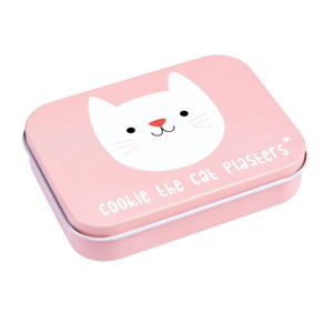 Růžový box na náplasti Rex London Cookie the Cat