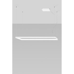 Bílé LED závěsné svítidlo 130x40 cm Jutila - Nice Lamps