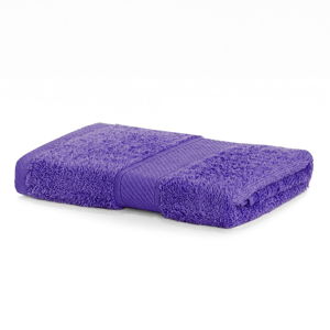 Tmavě fialový ručník DecoKing Bamby Purple, 50 x 100 cm
