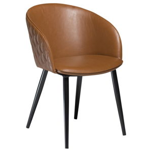 Hnědá koženková židle DAN-FORM Denmark Dual
