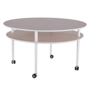 Konferenční stolek na kolečkách RGE Casper, ⌀ 90 cm