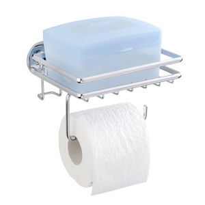 Samodržící stojan na toaletní papír s poličkou Wenko Express-Loc Cali