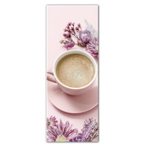Obraz Styler Glasspik Cute Cup, 30 x 80 cm
